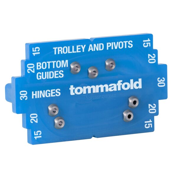 Tommafold Hinge Drill Jig for SSS & BK Finishes