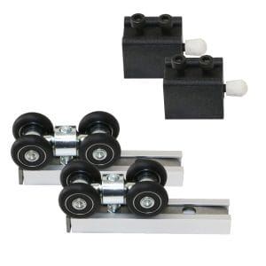 TommaSlide 200 Full Height, Single Door Fitting Set, 200kg Capacity