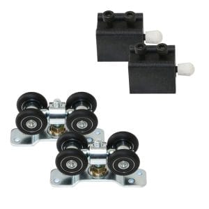 TommaSlide 200 Standard, Single Door Fitting Set, 200kg Capacity