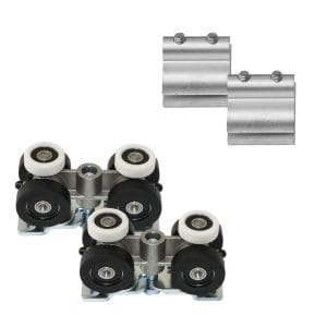 TommaSlide 300 Fast Fix, Single Door Fitting Set, 300kg Capacity