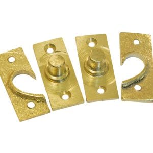 Window Pivot Hinge Set 51 × 22mm Brass