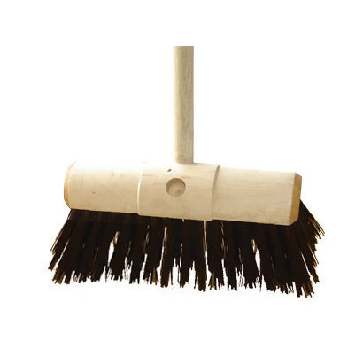 Yard Broom Scavenger Brush 13″ c/w Handle