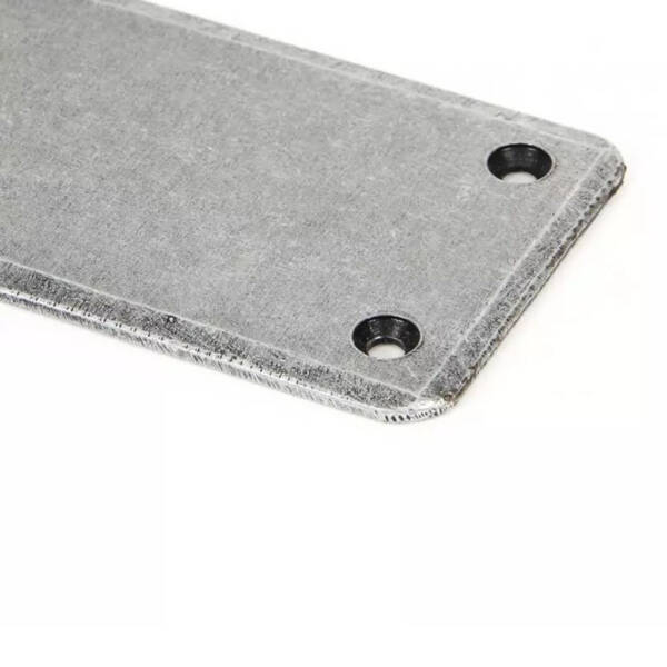 Pewter Plain Fingerplate