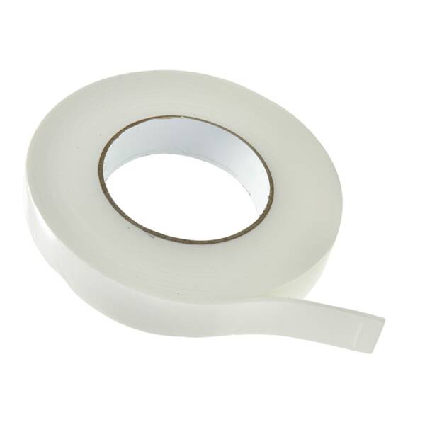 Double Sided Foam Tape White 25 x 2mm × 40m