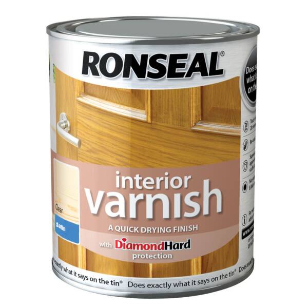 Varnish Ronseal Interior Clear Satin 2.5L