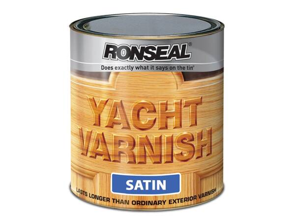 Yacht Varnish Ronseal Clear Satin 2.5L