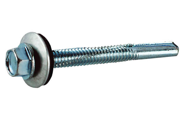 Self Drilling Screws Hex/Washer Heavy Section Steel/Steel  BZP 5.5mm