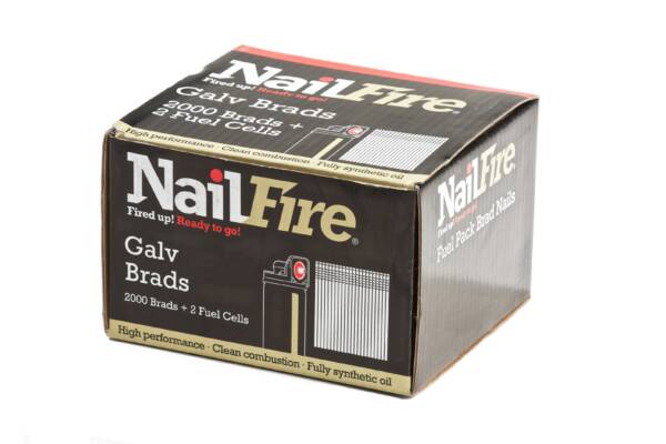 Nailfire Galv Straight Brad Nails And Gas 16G