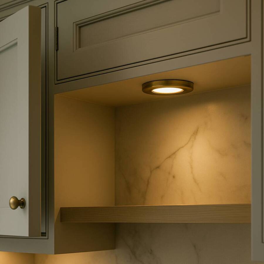 Types of Kitchen Cabinet Lighting image