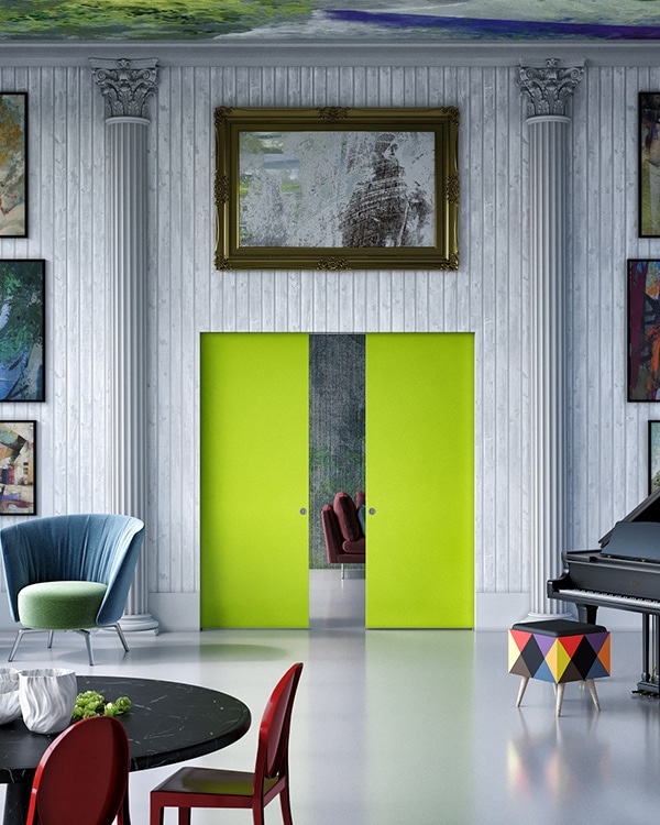 Evo Double Pocket Door Frame Kit Suited to Standard Size Doors