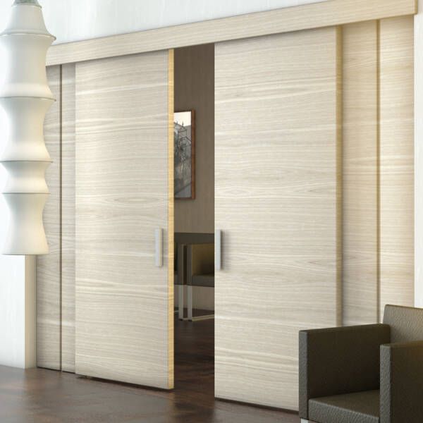 Trakkit Quiesce – Straight Sliding Door Runner Kit (for one door)- Max Weight Door: 120kgcabine