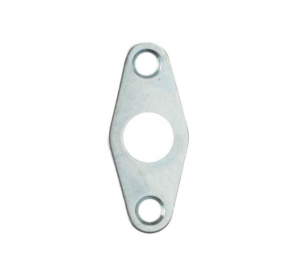 Budget Lock Flat Escutcheon Nickel Plate 51mm