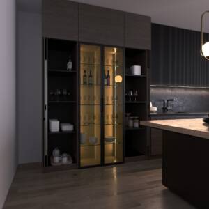 ConcealX Concealed folding door kit to suit doors 2200 - 2700mm. MIn cabinet depth 905mm