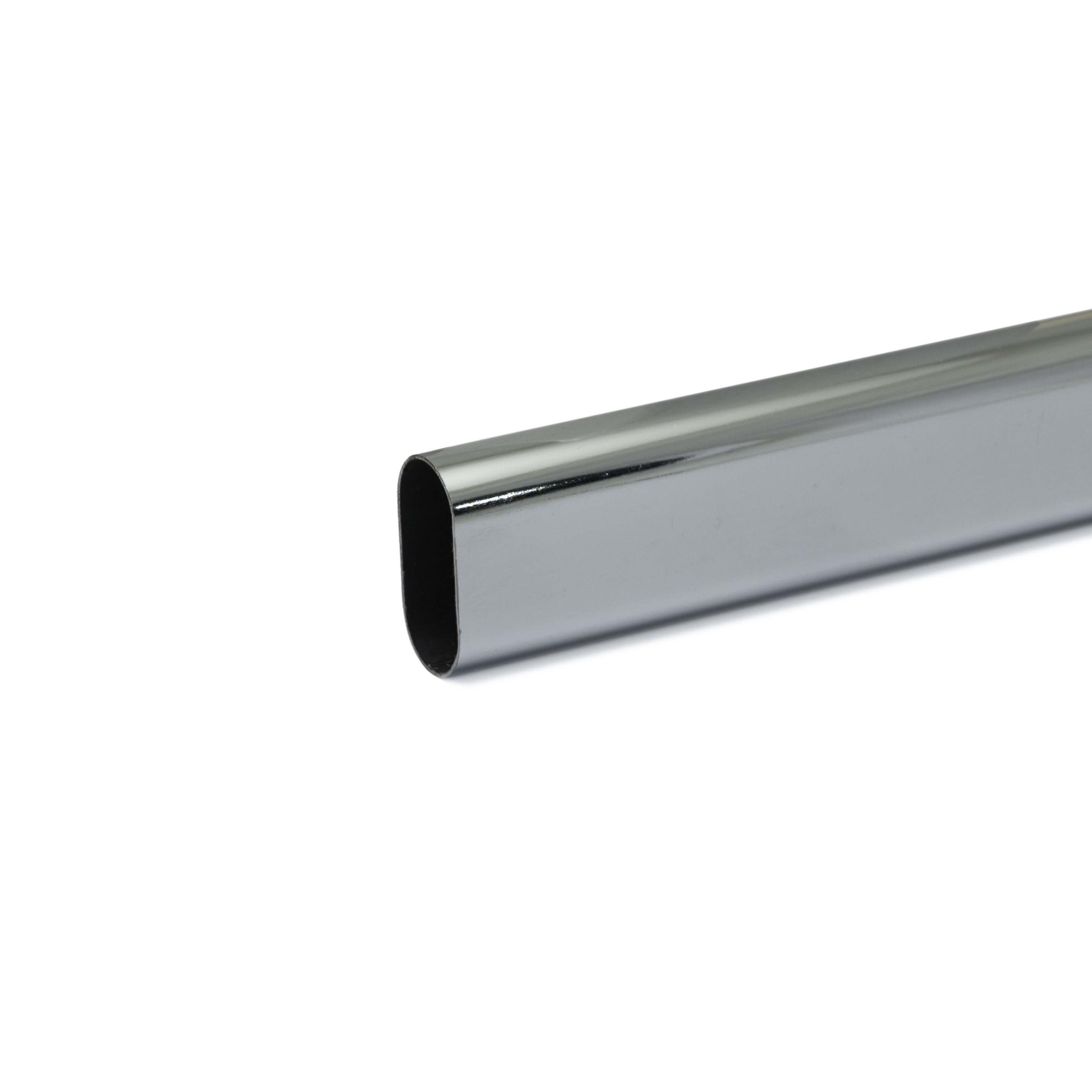 Chrome Oval Rail